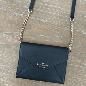 Black Kate Spade Crossbody Clutch Purse